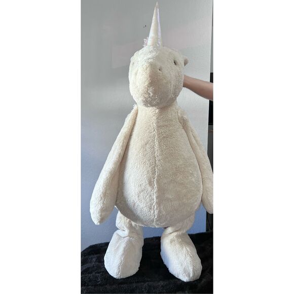 Jellycat huge giant bashful unicorn 45" inches plush stuffed animal - Picture 1 of 9